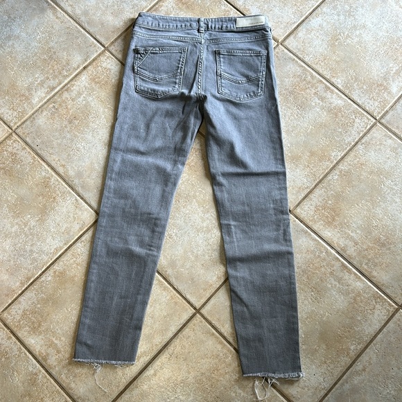 Zadig & Voltaire Eva Gris Perm Raw Released Hem Skinny Jeans Womens size 27 - Picture 7 of 10